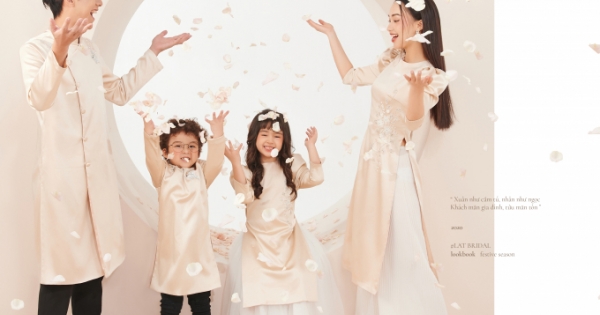 Bộ sưu tập áo dài gia đình Xuân Như Ngọc: Sự ra mắt táo bạo của NTK Lan Anh Lê