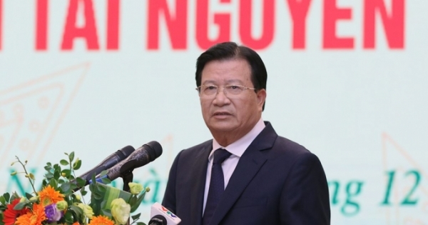 Phó Thủ tướng Trịnh Đình Dũng dự Hội nghị triển khai nhiệm vụ năm 2020 của Bộ Tài nguyên và Môi trường
