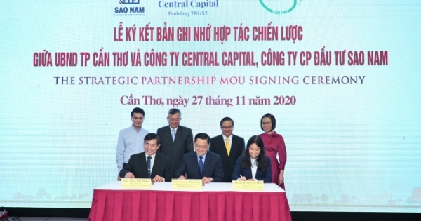 Lễ ký kết bản ghi nhớ hợp tác chiến lược giữa UBND TP Cần Thơ và Cty Central Capital - Cty Sao Nam