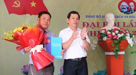 Ông Nguyễn Văn Trọng làm Phó Giám đốc Sở Kế hoạch và Đầu tư Quảng Ngãi