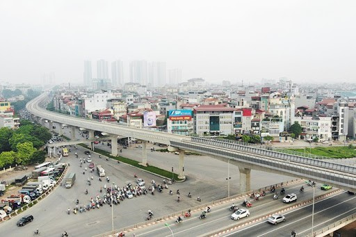 Tuyến Metro Nhổn – ga Hà Nội dự kiến khai thác thương mại vào năm 2021. Ảnh: TL