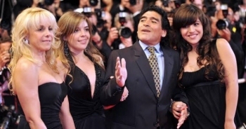 Tranh chấp tài sản, các con gái của Maradona đâm đơn ra tòa