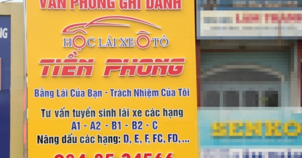Tràn lan Công ty, văn phòng tuyển sinh đào tạo lái xe không phép ở Đồng Nai