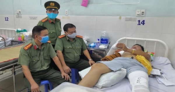 Đồng Nai: Thiếu tá CSGT bị tông gãy tay, chân trong lúc làm nhiệm vụ