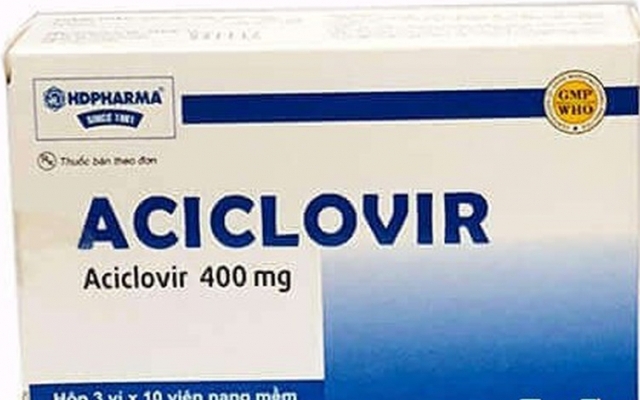 Thu hồi toàn bộ lô thuốc Aciclovir 400mg của Công ty Dược Hải Dương
