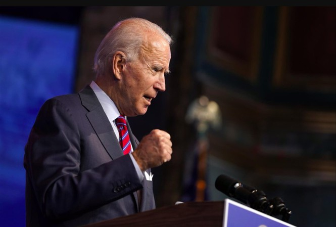 Ông Joe Biden dự kiến sẽ có bài phát biểu sau cuộc bỏ phiếu của cử tri đoàn Ảnh: AP