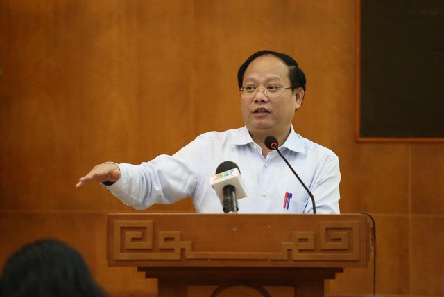 Ủy viên Trung ương Đảng, Phó bí thư Thường trực Thành uỷ TP HCM Tất Thành Cang. (Ảnh: Dân trí)