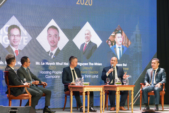 Ông Nguyễn Thế Nhiên – Phó Tổng Giám đốc Hưng Thịnh Land chia sẻ trong tọa đàm “Innovation in Real Estate Industry 2020”