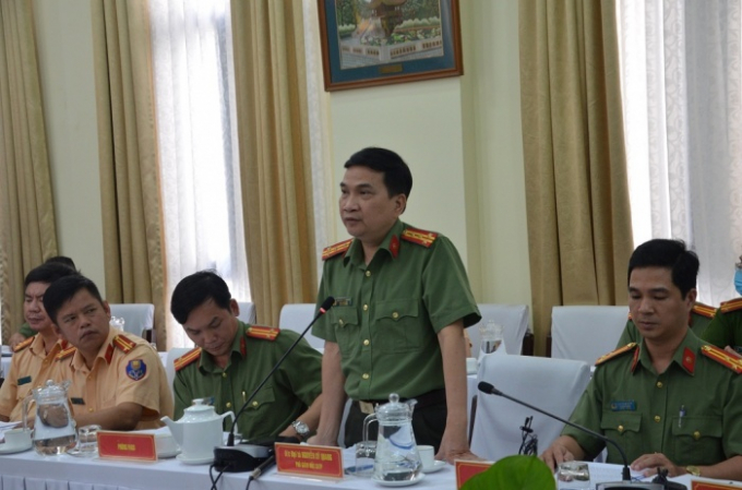 Đại tá Nguyễn Sỹ Quang - Phó giám đốc Công an TP HCM.