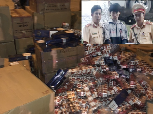 Tây Ninh: Bắt đối tượng vận chuyển thuê 10.000 gói thuốc lá lậu