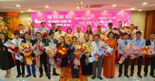 ĐBQH Huỳnh Thành Chung tái đắc cử chức Chủ tịch Hội Doanh nghiệp trẻ tỉnh Bình Phước khóa V