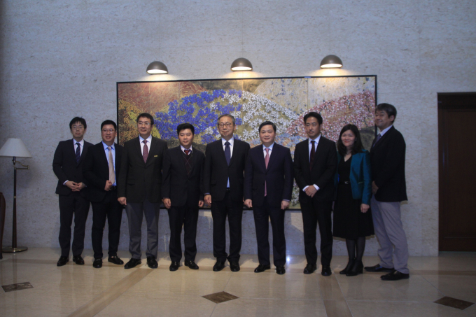Đại sứ Nhật Bản tại Việt Nam làm việc với ngân hàng TMCP Công thương Vietinbank.