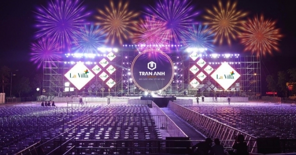 Bắt mắt với sân khấu đêm đại nhạc hội chào xuân 2021 lớn nhất khu vực Đồng bằng Sông Cửu Long