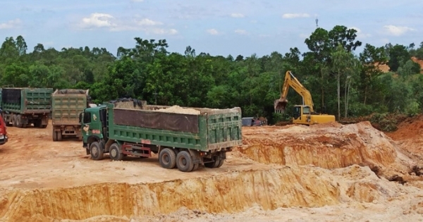 Công ty Bình Minh khai thác trái phép 5.880m2 đất ở huyện Lục Nam