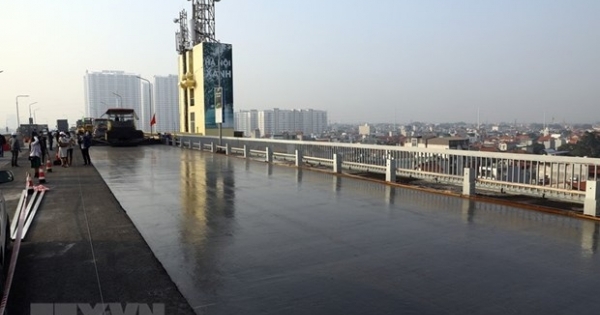 Cầu Thăng Long sửa chữa xong, dự kiến đưa vào khai thác ngày 8/1/2021