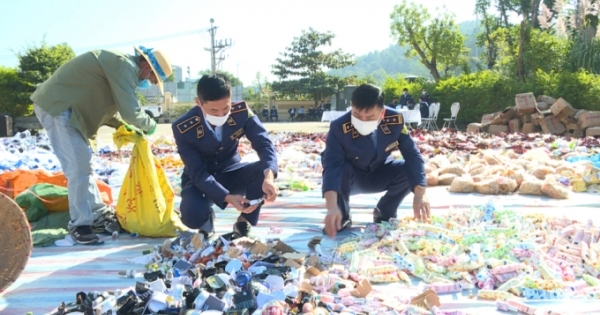 Quảng Ninh: Tiêu hủy hơn 16 nghìn mặt hàng sai phạm thu giữ trên địa bàn tỉnh