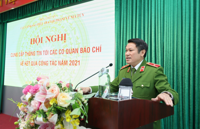 Tại Hội nghị, Thiếu tướng Nguyễn Văn Viện, Cục trưởng Cục C04 đã thông tin nhiều chuyên án ma túy lớn và các thủ đoạn mới trong buôn bán, vận chuyển ma túy.