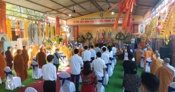 Giáo hội Phật giáo TP Biên Hòa tổ chức Đại lễ cầu siêu đồng bào tử vong do Covid-19