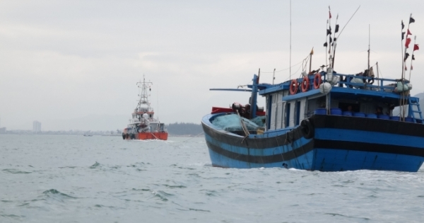 Cứu nạn 11 thuyền viên tàu gặp sự cố giữa vùng biển động