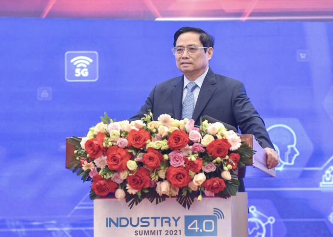 Thủ tướng Phạm Minh Chính phát biểu tại Diễn đàn cấp cao về Công nghiệp 4.0