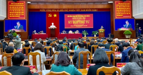 Khai mạc kỳ họp thứ tư HĐND tỉnh Quảng Nam khóa X