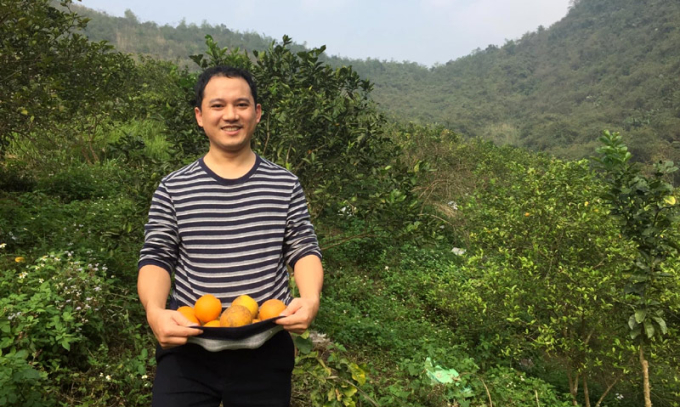 Anh Nguyễn Xuân Vinh – CEO FoodHub.vn. (Ảnh: Báo Kinh tế Đô thị).