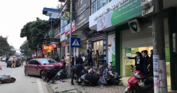 Lào Cai: 9 phương tiện hư hỏng, 1 người bị thương sau cú va chạm liên hoàn
