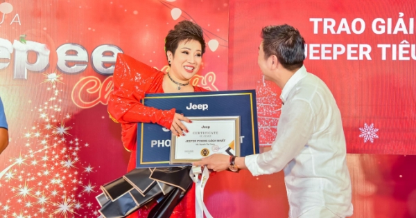 Thu Trang nhận giải Jeeper phong cách nhất