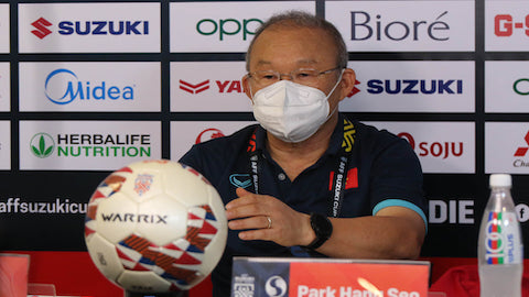 HLV Park Hang Seo trả lời họp báo sau trận bán kết lượt về AFF cup với đội tuyển Thái Lan.
