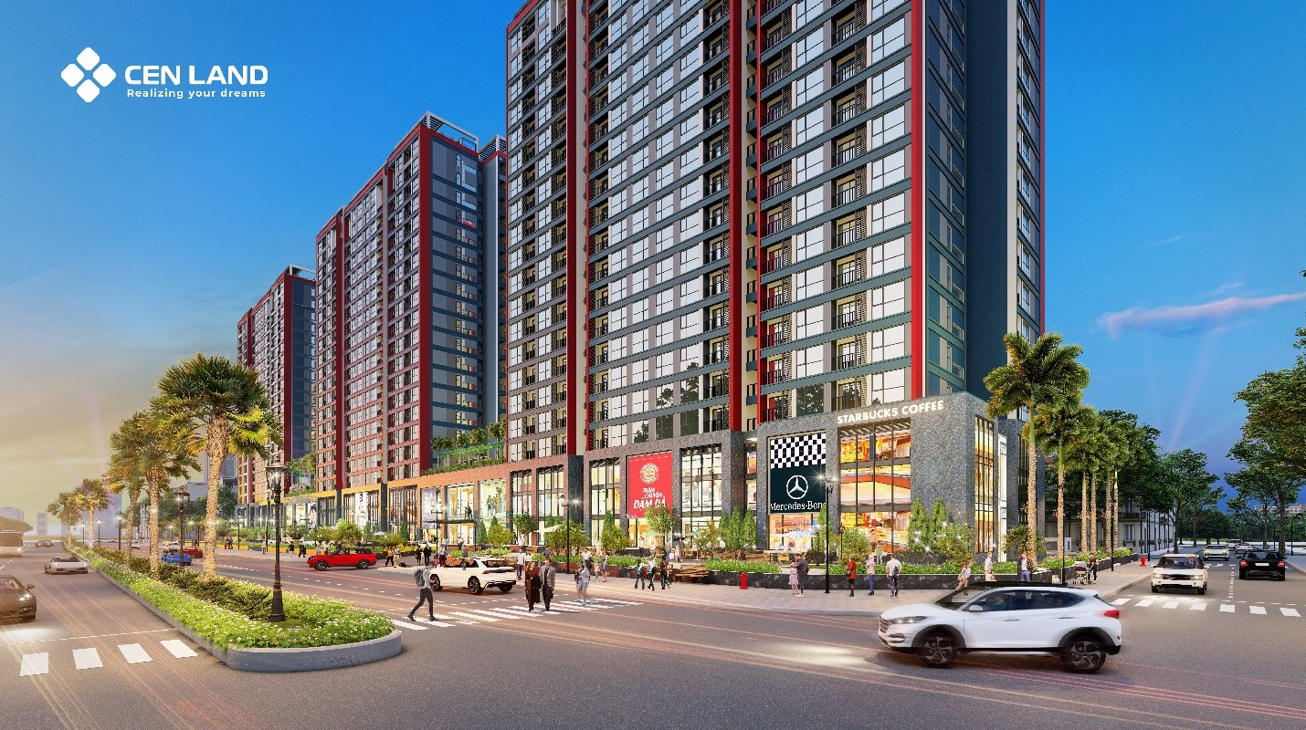 Trung tâm thương mại với các thương hiệu tên tuổi tạo nên sức hút của chung cư Khai Sơn City