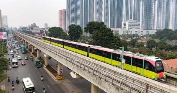Đường sắt đô thị Nhổn – ga Hà Nội bắt đầu vận hành thử trên cao