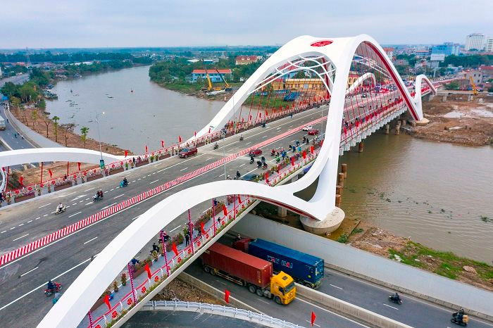 các dự án trọng điểm kết nối giao thông đã được Hải Phòng chú trọng triển khai - Cầu Rào 1 được đã được thông xe kỹ thuật trong năm 2022