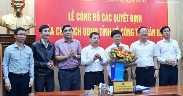 Ông Phạm Việt Hà giữ chức Phó Giám đốc Sở Xây dựng tỉnh Quảng Ngãi