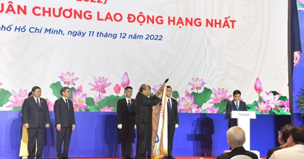 Chủ tịch nước Nguyễn Xuân Phúc dự lễ kỷ niệm 25 năm hình thành và phát triển THACO
