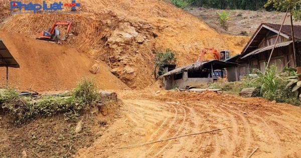 UBND tỉnh Tuyên Quang chỉ đạo làm rõ vụ lấy đất san lấp mặt bằng trái phép tại xã Kiến Thiết