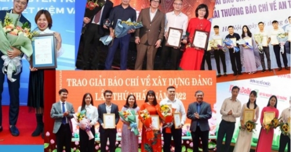Báo Pháp luật Việt Nam bội thu giải thưởng báo chí năm 2022