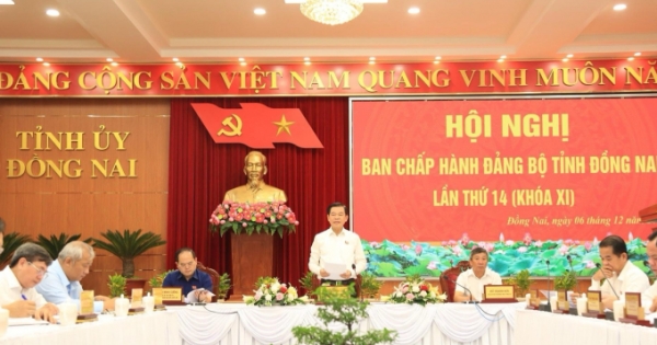 Ban chấp hành Đảng bộ tỉnh Đồng Nai tổ chức kỳ họp thứ 14