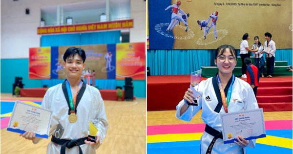 Bình Thuận có 2 vận động viên được phong kiện tướng quốc gia môn Taekwondo
