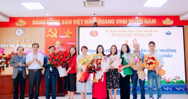 Nghệ An: Bổ nhiệm Hiệu trưởng trường THPT chuyên Phan Bội Châu