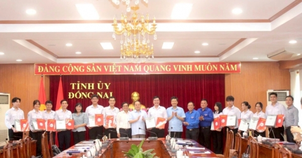 Lãnh đạo Tỉnh ủy Đồng Nai gặp mặt đoàn đại biểu tham dự Đại hội đại biểu toàn quốc Hội Sinh viên Việt Nam