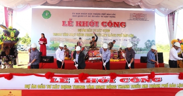 Lâm Đồng: Trung tâm hoạt động thanh thiếu nhi TP Bảo Lộc được đầu tư 118 tỉ đồng