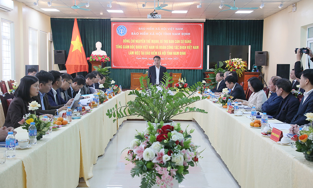 Trên 210.000 người tham gia BHXH bắt buộc trên địa bàn toàn tỉnh Nam Định