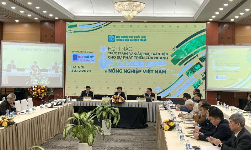Hội thảo “Thực trạng và giải pháp toàn diện của ngành vật tư nông nghiệp Việt Nam”.