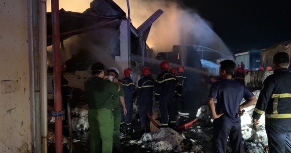 Bà Rịa - Vũng Tàu: Cháy lớn tại công ty sản xuất sợi gây thiệt hại hàng chục tỉ đồng