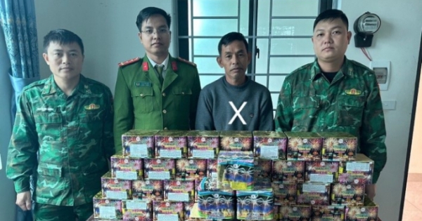 Nghệ An: Bắt giữ đối tượng tàng trữ 60 kg pháo nổ cùng 10g thuốc phiện