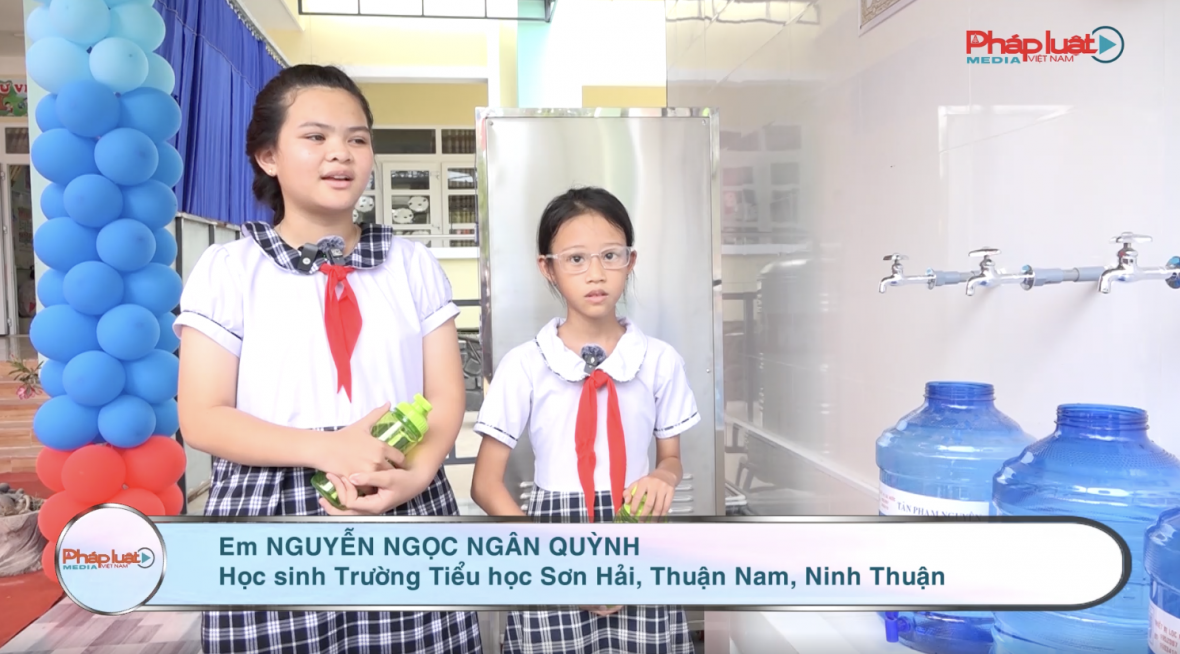 Ngày đầu tiên hành trình Caravan lần 2: Trao hệ thống nước lọc tiêu chuẩn cao cho trường Tiểu học Sơn Hải – Ninh Thuận